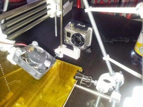 gopro mount reprappro la fotocamera hd eroe mendel mono 3d print model - Mito3D
