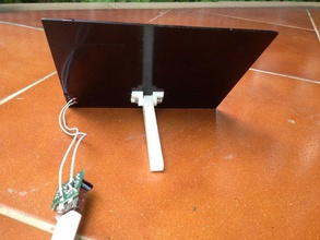 mini cargador solar de pie ajustable diy iphone panel 3d print model - Mito3D