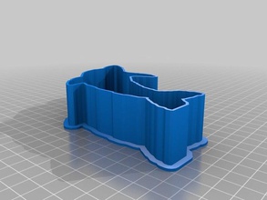 dolphin cortador de cookie a cozinha jantar personalizado 3d print model - Mito3D