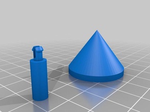 my customized parametric spinning top mechanical toys 3d print model - Mito3D