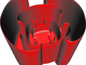 künstliche rose math Mathe-Kunst Mathe Kunst 3d print model - Mito3D