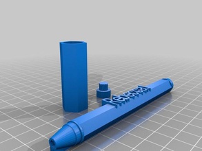rebecca caneta office personalizado 3d print model - Mito3D