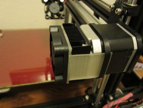 nema17 40mm minimum fan klibi 3d yazıcı parçalar soğutma 3d print model - Mito3D