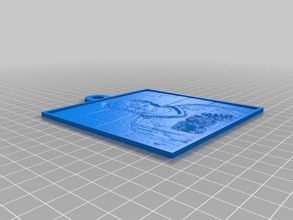 rjusa 2d sanat özelleştirilmiş 3d print model - Mito3D