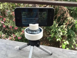 time lapse pan moteur minuteur de cuisine la caméra l'iphone timelapse 3d print model - Mito3D