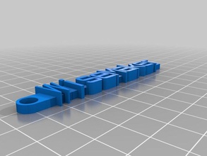 wisemaker chave de cadeia organização personalizado 3d print model - Mito3D