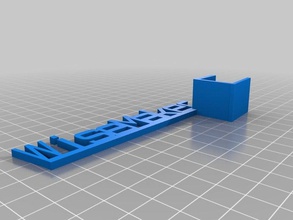 brand shelf organization customized 3d print model - Mito3D