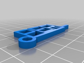 perl keychain generator keychains customized 3d print model - Mito3D