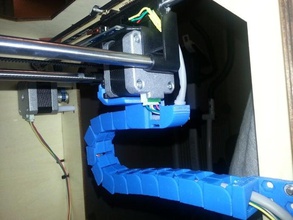 cable chain replicator dual xmotor 3d printer accessories 3d print model - Mito3D