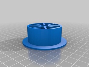sainsmart jante de bobine 3d l'imprimante accessoires l'adaptateur filament hadron ord bot punchtec la roue 3d print model - Mito3D