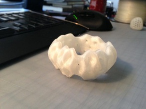 curiosamente blobby brazalete wenwen los diseños de joyería pulseras 3d print model - Mito3D