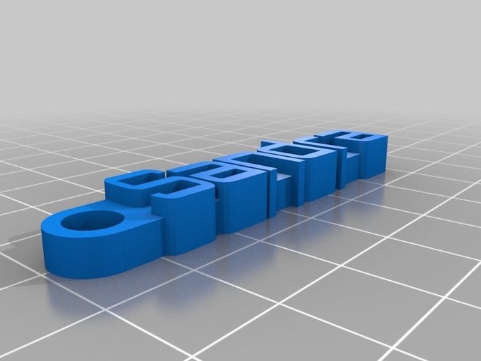sandra plana organización personalizado 3D print model - Mito3D