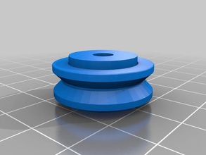 makerslide roda de rolamento duplo partes 3d print model - Mito3D