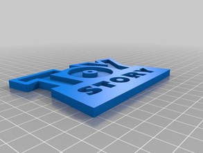 toy story-logo Zeichen logos disney pixar 3d print model - Mito3D