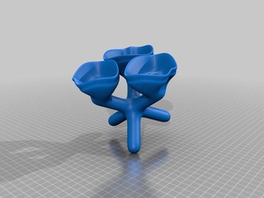snack-bol posición de la planta 3 decoración 3d print model - Mito3D