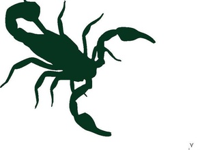 scorpion des signes logos 3d print model - Mito3D