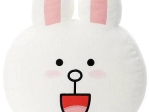 linea cony art coniglietto carino emoji applicazione a riga il coniglio adesivo 3d print model - Mito3D