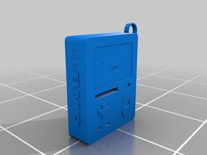 bmo adventuretime trousseau de clés porte-clés temps l'aventure 3d print model - Mito3D