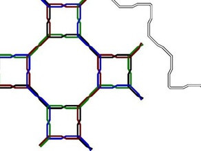 dodecaedro rómbico relleno otros concepto 3d print model - Mito3D