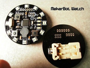 watch other blinky clock led time 3d print model - Mito3D