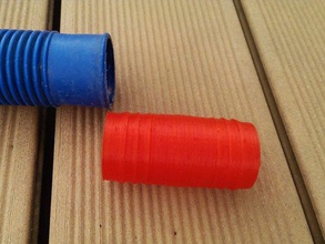 customizable hose adapter pool garden sport outdoors connector customizer 3d print model - Mito3D