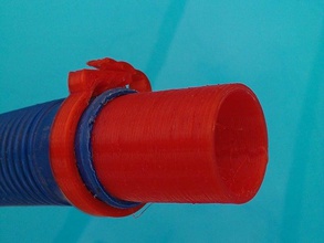 pool hose clamp outdoor garden 3d print model - Mito3D