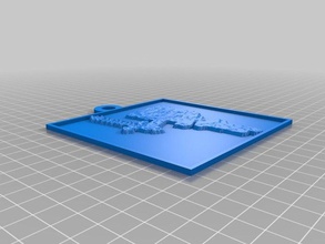 kalmamak skeloten 2d sanat özelleştirilmiş 3d print model - Mito3D