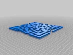 ktg código qr organização personalizado 3d print model - Mito3D