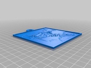 ah p51real 2d sanat özelleştirilmiş 3d print model - Mito3D