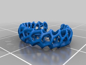 bio bangle math art 3d print model - Mito3D