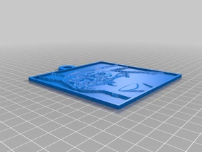 dbmlithopane 2d art personnalisé 3d print model - Mito3D