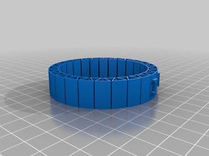 love you flexible name bracelet bracelets customized 3d print model - Mito3D