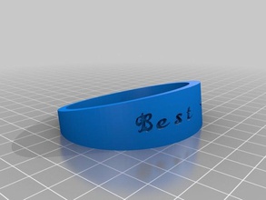 arianas mejor braclet las pulseras personalizado 3d print model - Mito3D