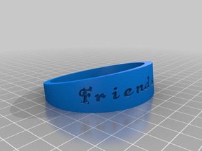 madis amigos pulseira pulseiras personalizado 3d print model - Mito3D