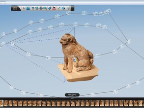 león guardián las esculturas el budismo japón 3d print model - Mito3D