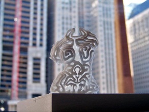 kadın Tanrı ny chicago heykeller 3d print model - Mito3D