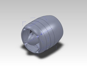 40 mm boîte de logement du ventilateur 3d l'imprimante accessoires jet réplicateur 3d print model - Mito3D