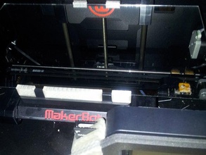 vidro espelho da folha de replicator 2 adaptação 3d a impressora os acessórios cama atualização 3d print model - Mito3D