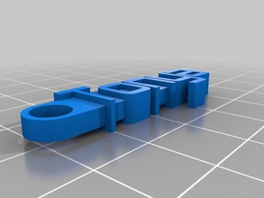 tonyas keychain organization customized 3d print model - Mito3D