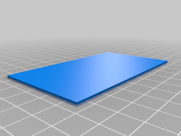 mes affaires personnalisés de la carte bureau 3D print model - Mito3D