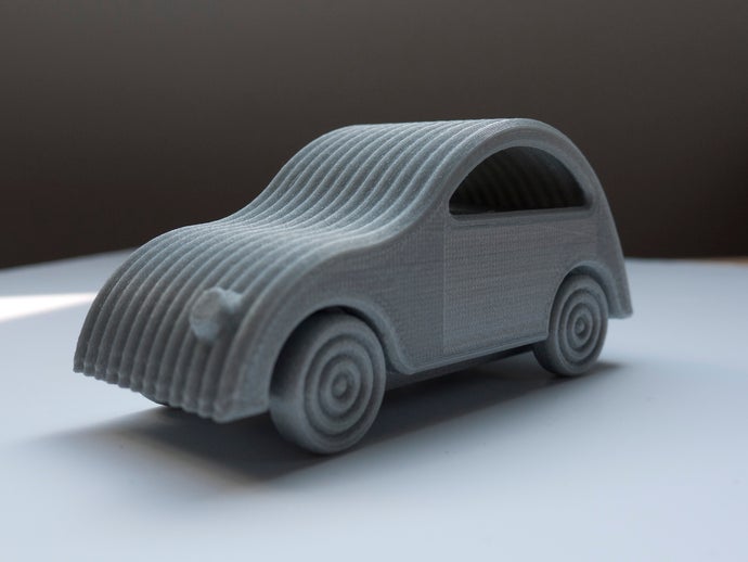 poco impreso coches 2cv homenaje vehículos capturado ruedas citroen prototipo 3D print model - Mito3D