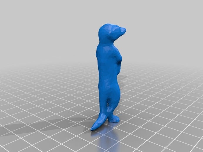 meerkat animais 3D print model - Mito3D