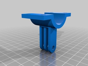 go pro mount 22mm handle bar sport outdoors gopro 3d print model - Mito3D