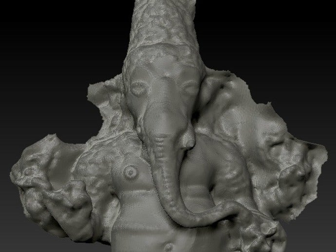 standing ganesha sculptures mcz fags met met3d 3D print model - Mito3D