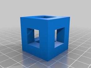 thick box frame sculptures 3d print model - Mito3D