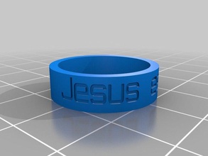 christian ring rings customized 3d print model - Mito3D