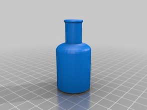 garrafa molde em branco diy 3d print model - Mito3D