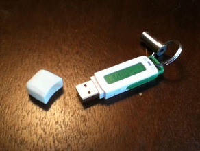 kingston data traveler usb sürücü kap diğer flash kapak başparmak 3d print model - Mito3D