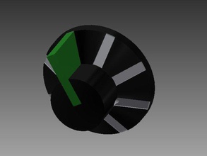 rotary switch de la perilla electrónica 3d print model - Mito3D