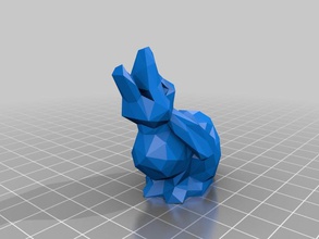 tron lepus draconis other bunny drabbit 3d print model - Mito3D